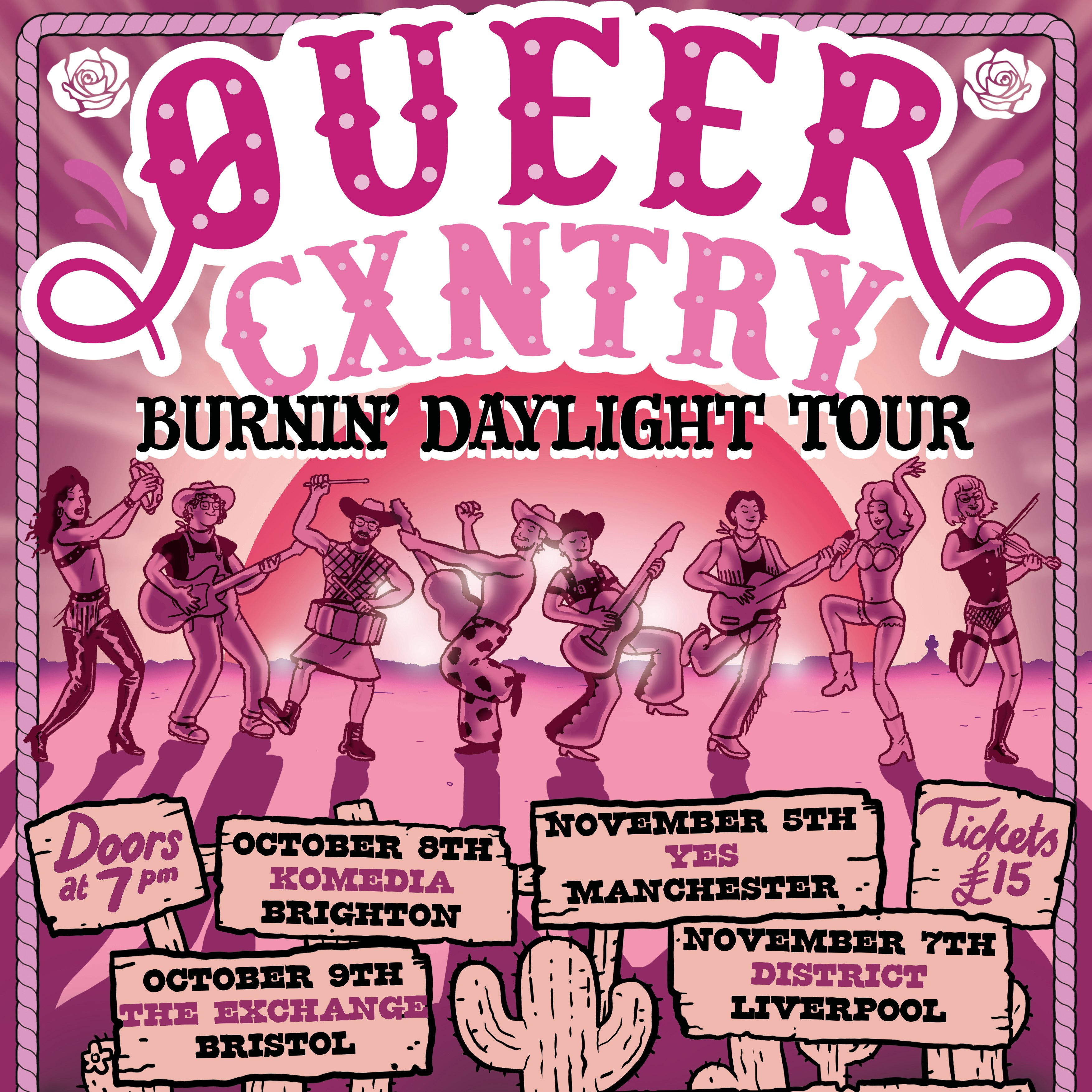 Queer Cxntry Burnin' Daylight in MANCHESTER!