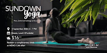 Sundown Yoga at Studio M Hotel Singapore