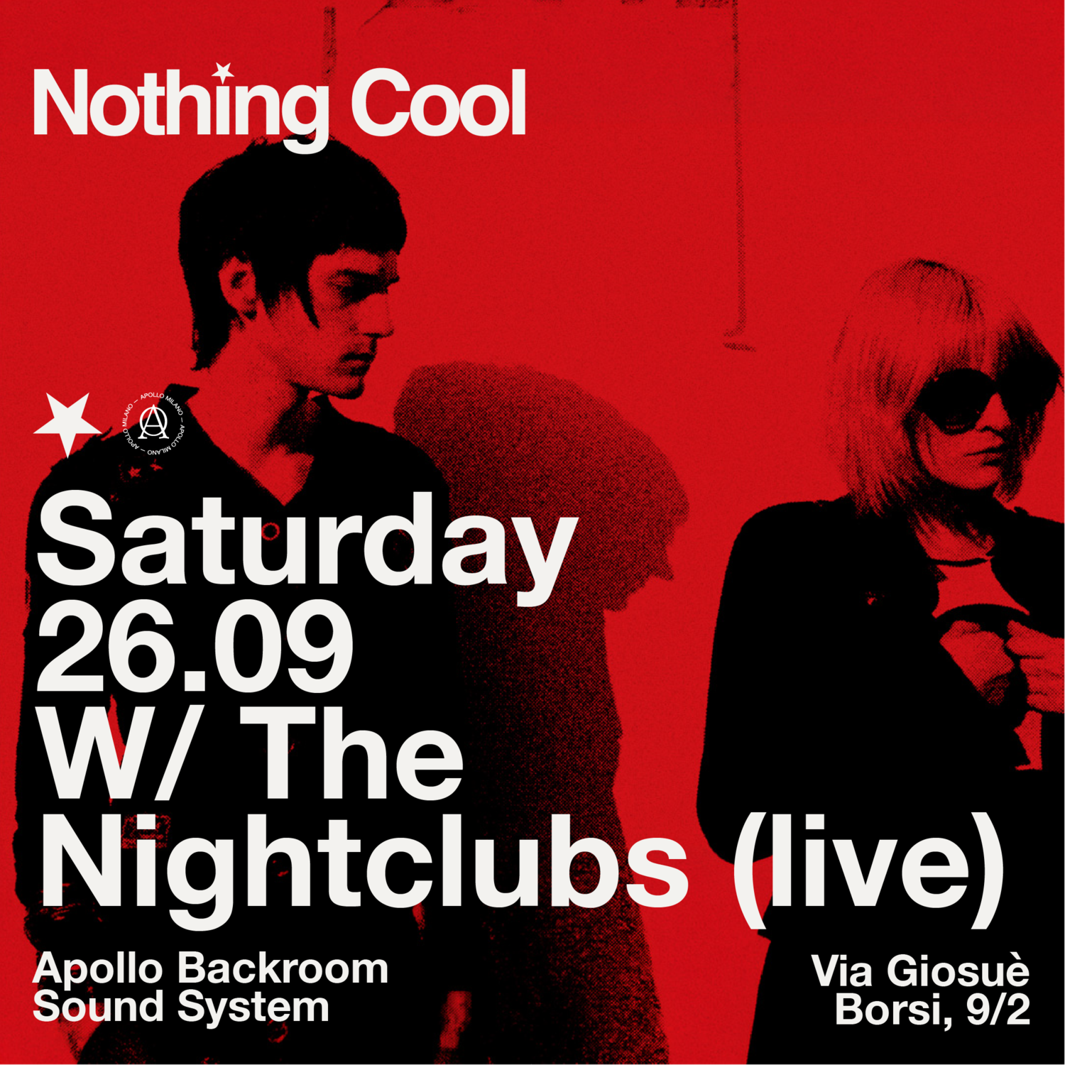 Nothing Cool presents The Nightclubs (live)