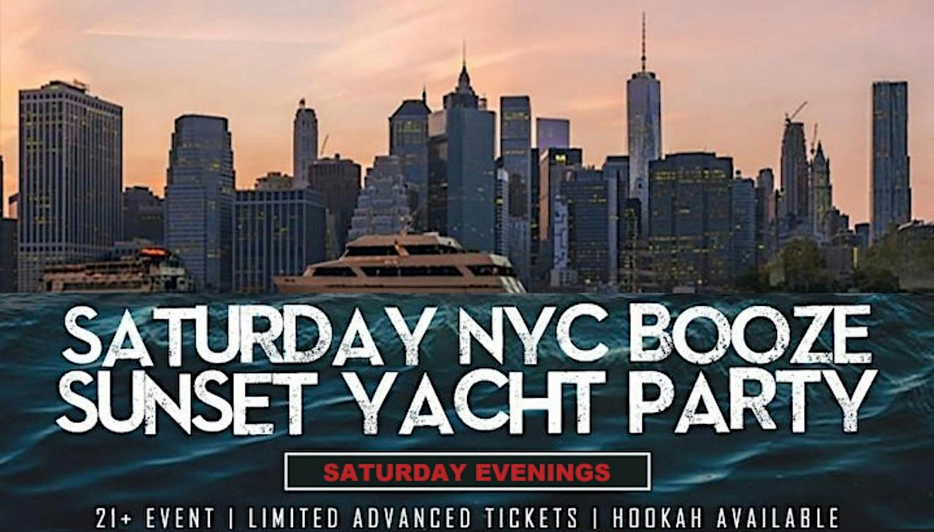 SATURDAY SUNSET BOOZE CRUISE NYC