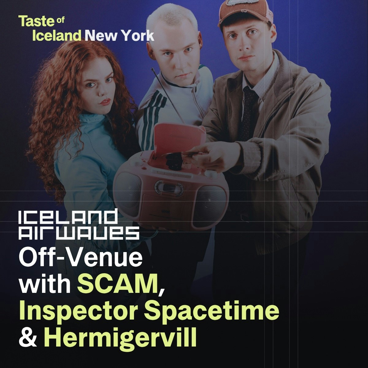 ICELAND AIRWAVES Off-Venue w/ SCAM • Inspector Spacetime • Hermigervill