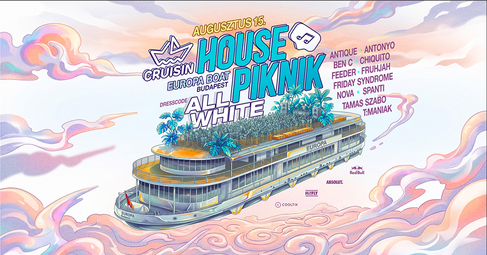 Cruisin Boat Party x House Piknik ALL WHITE Boat Party