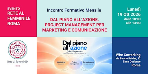 Dal piano all'azione - Project Management per Marketing e Comunicazione