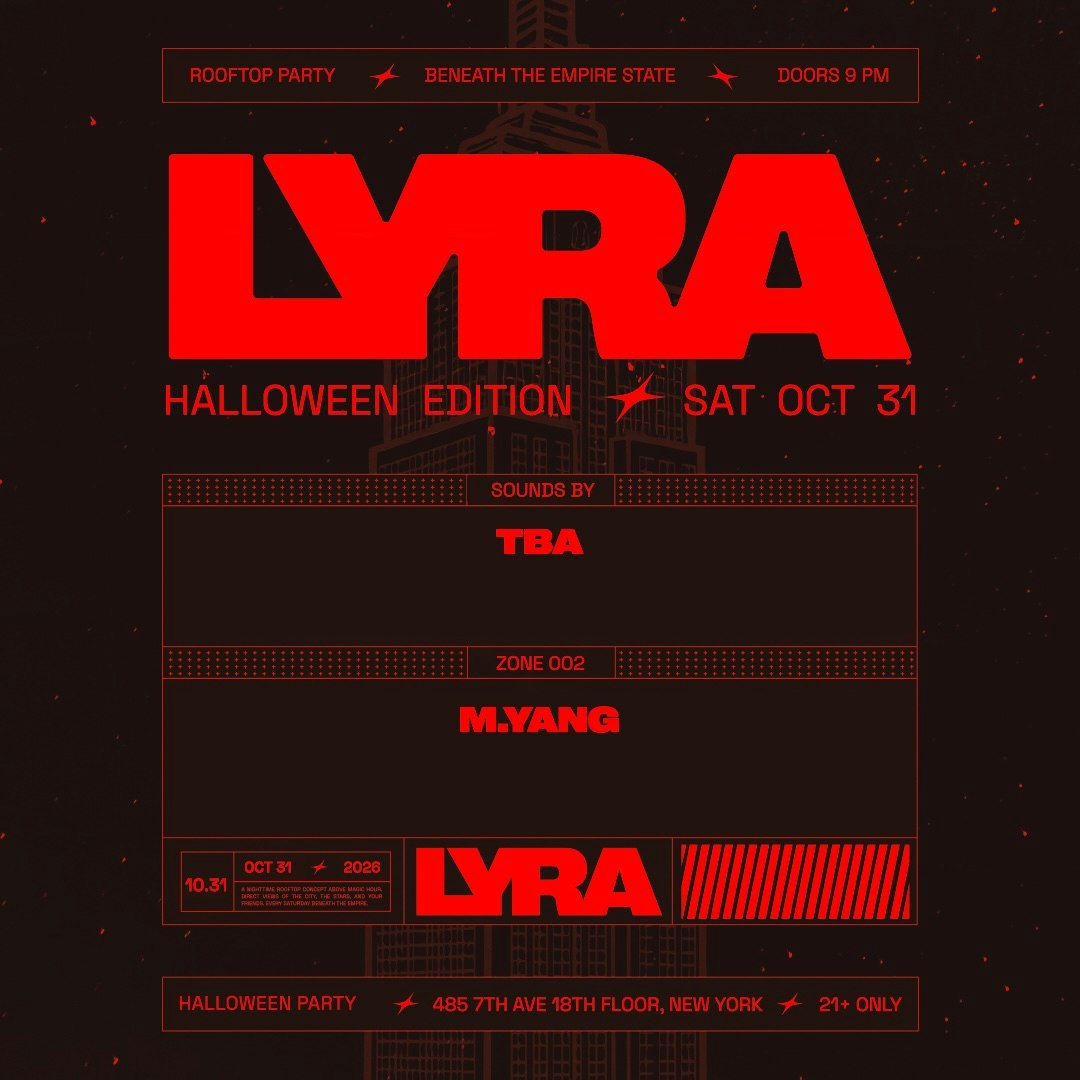 LYRA Rooftop Party ✭ Halloween Edition 10.31