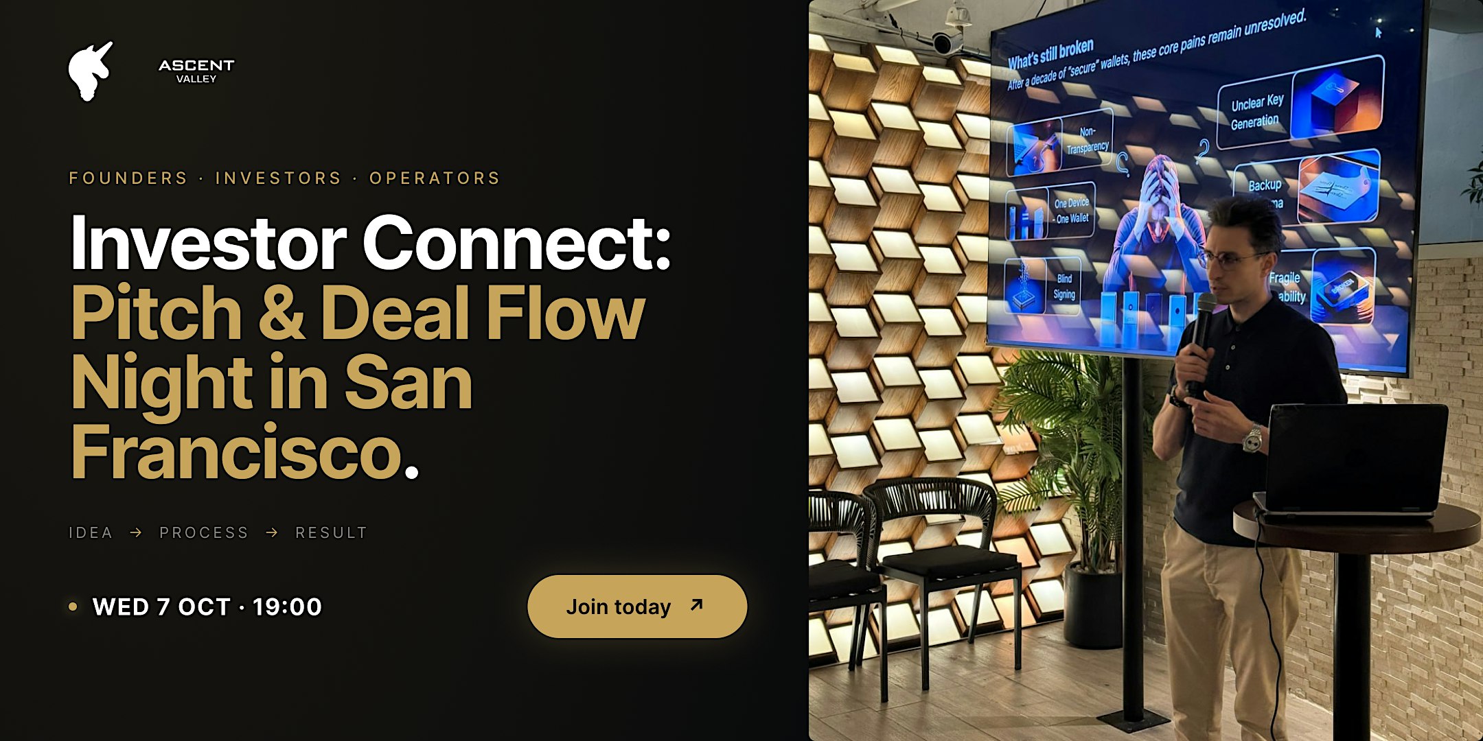 Investor Connect: Pitch & Deal Flow Night | San Francisco