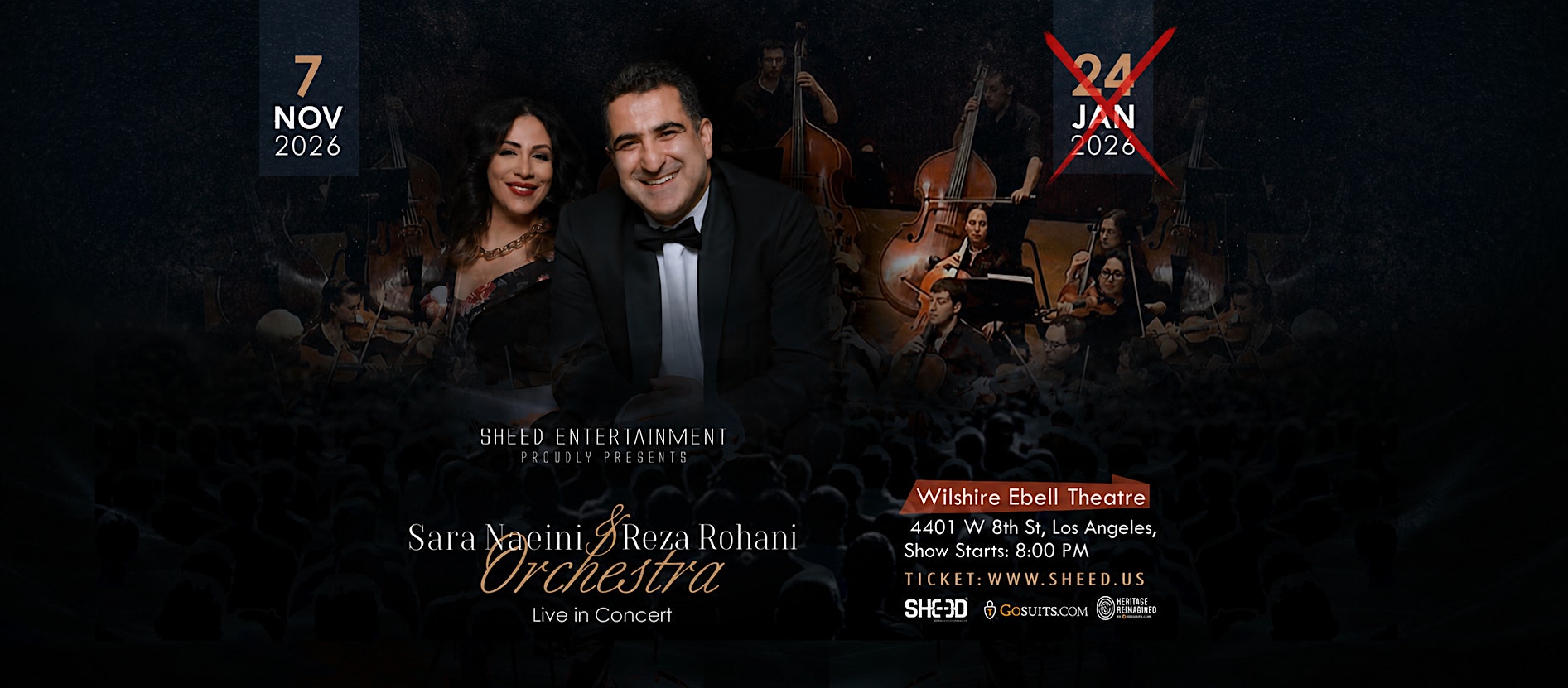 Sara Naeini, Reza Rohani & Orchestra Live in LA