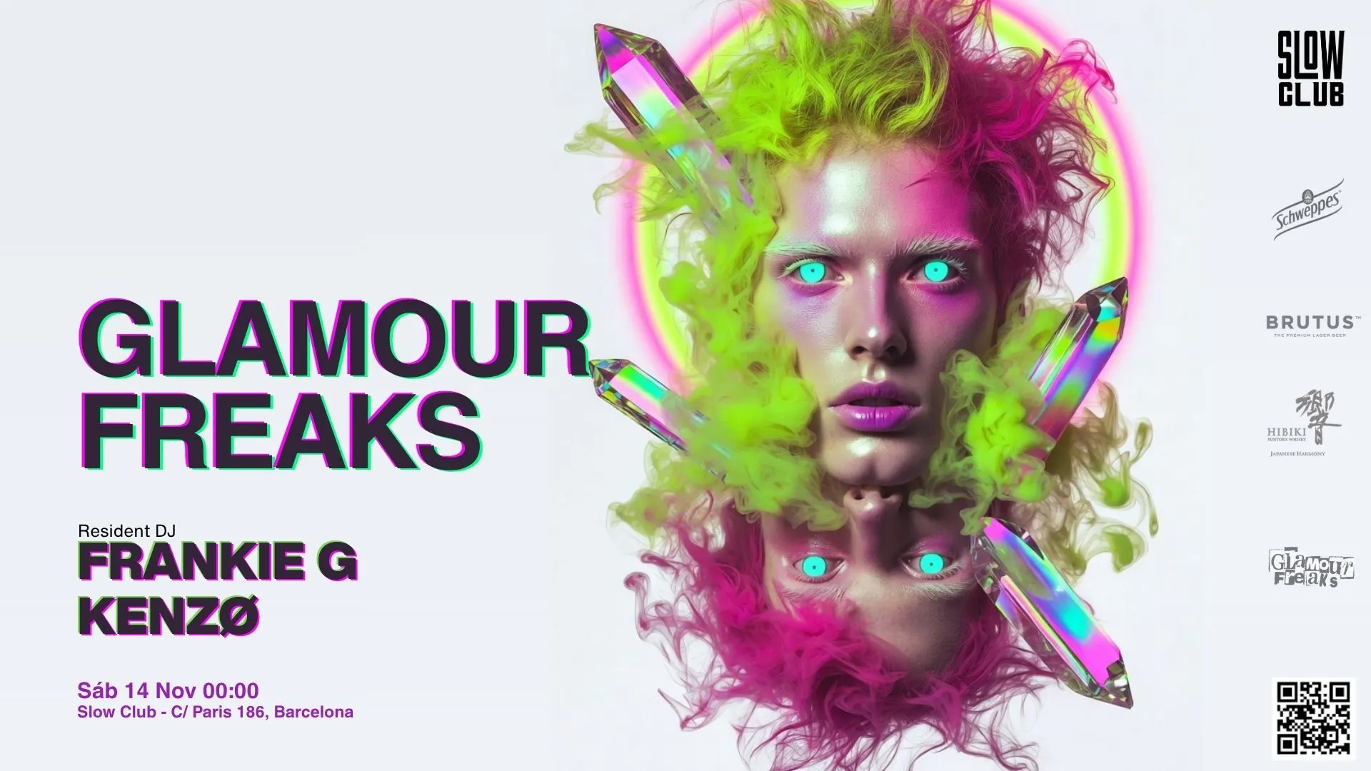 Glamour Freaks: Frankie G + Kenzø | [Drink Included]