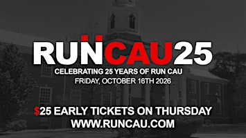 RUN CAU 25 - Celebrating 25 Years of RUN CAU