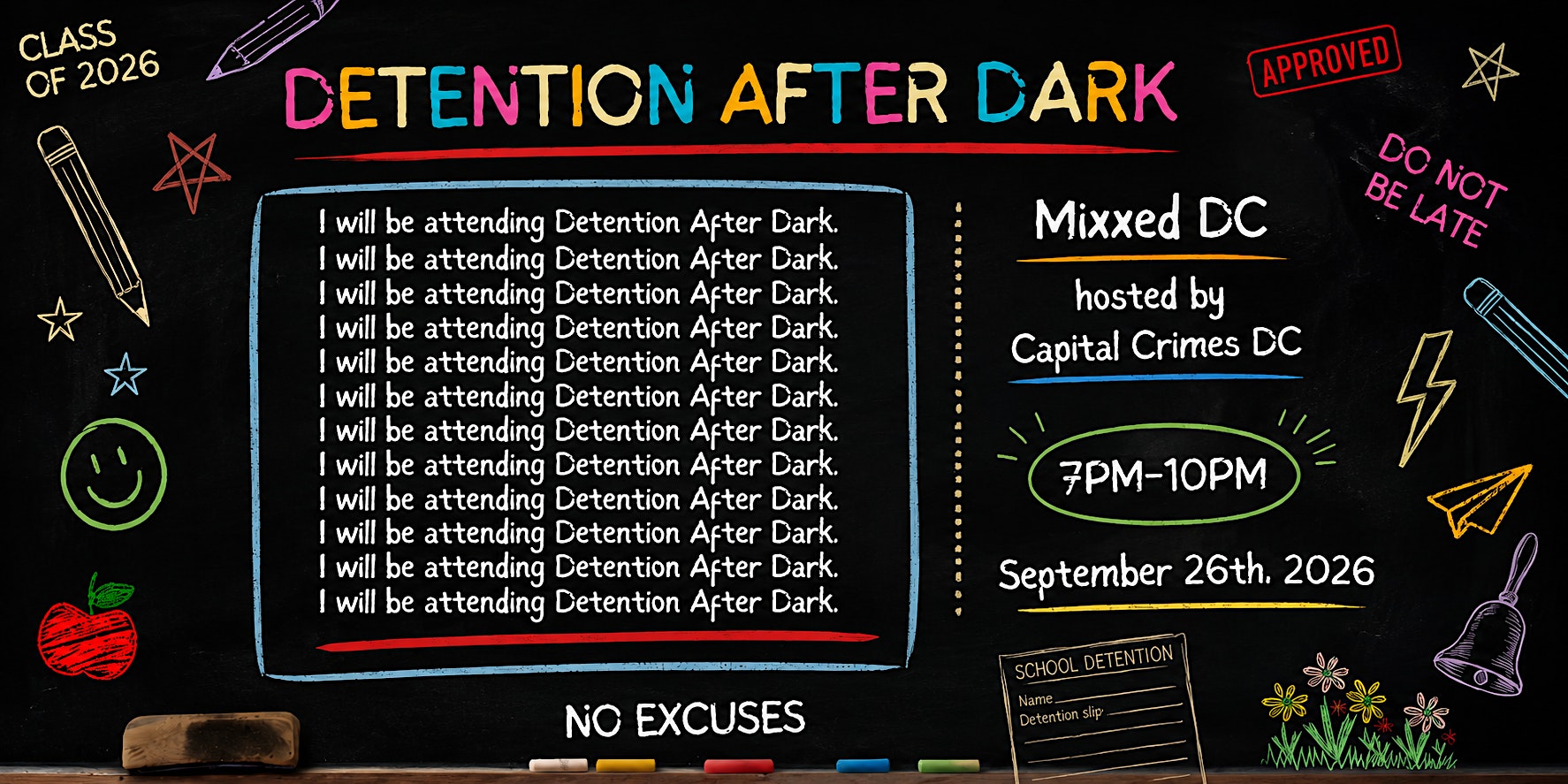 Detention After Dark - An Adult Spelling Bee