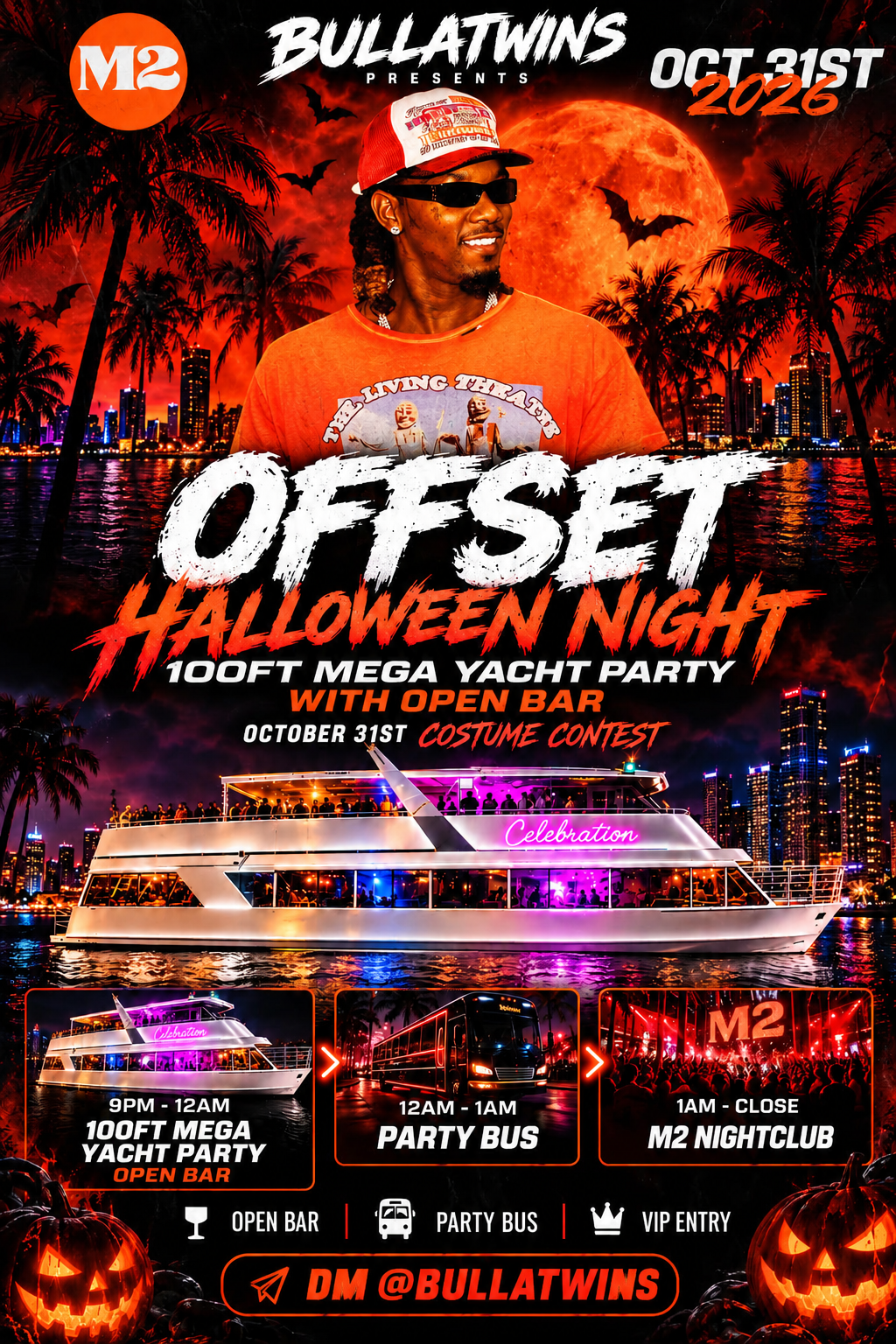 OFFSET 100 FT MEGA YACHT PARTY