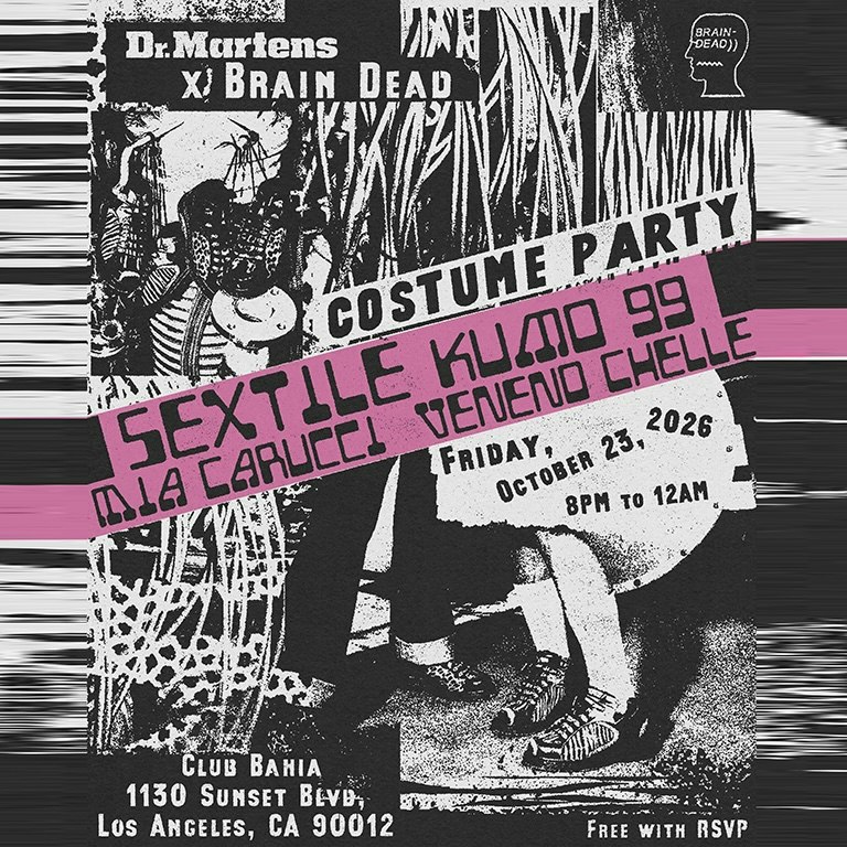 Dr. Martens x Brain Dead Costume Party ft. Sextile & Kumo 99