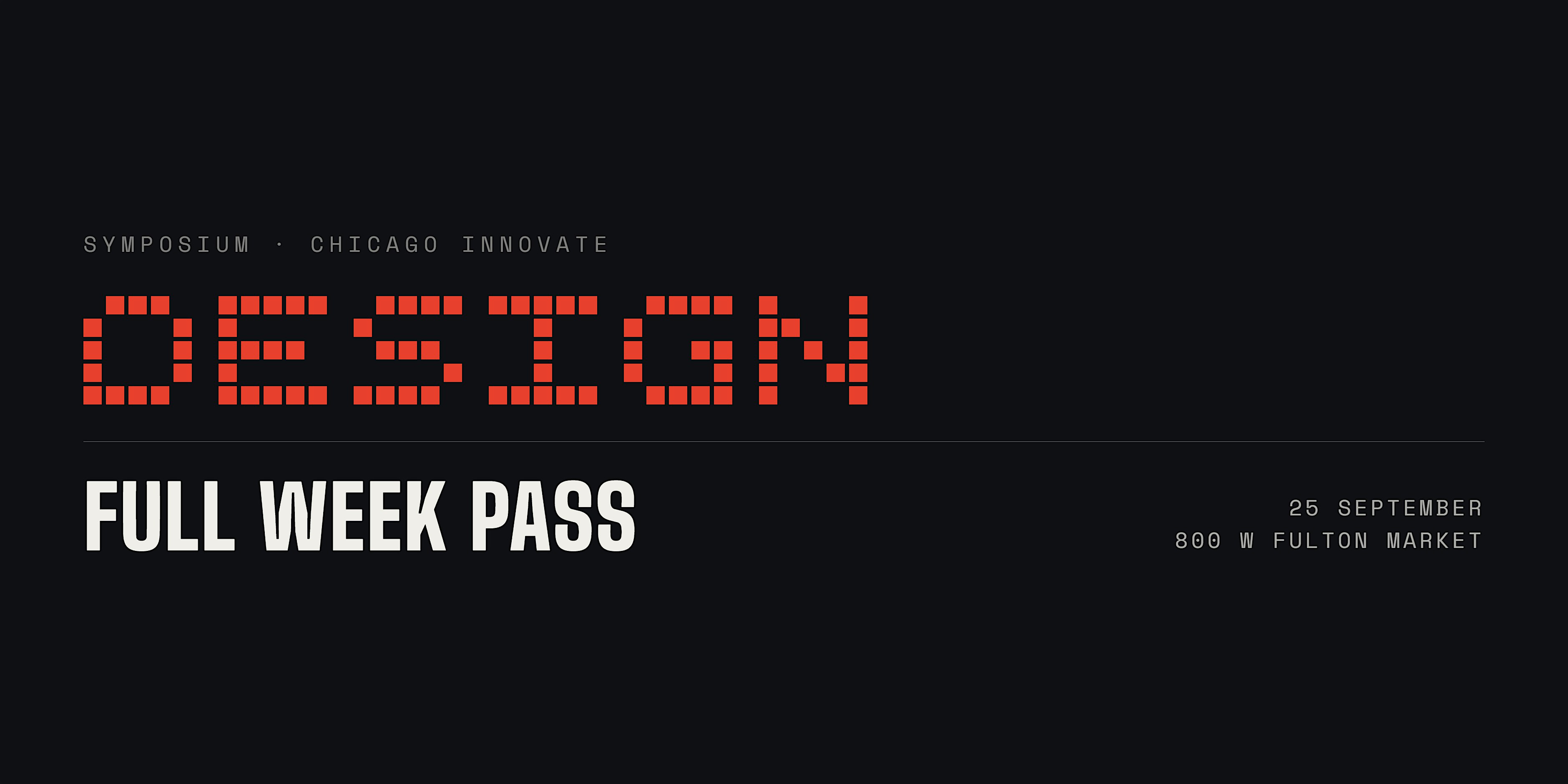Full Week Pass