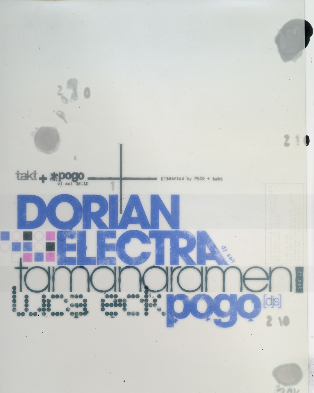 Takt x Pogo: Dorian Electra + tamanaramen + Luca Eck