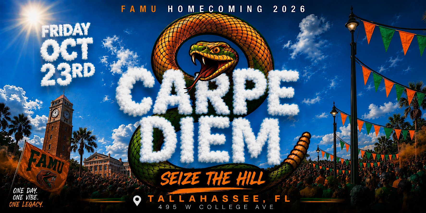Carpe Diem Day Party: FAMU Homecoming