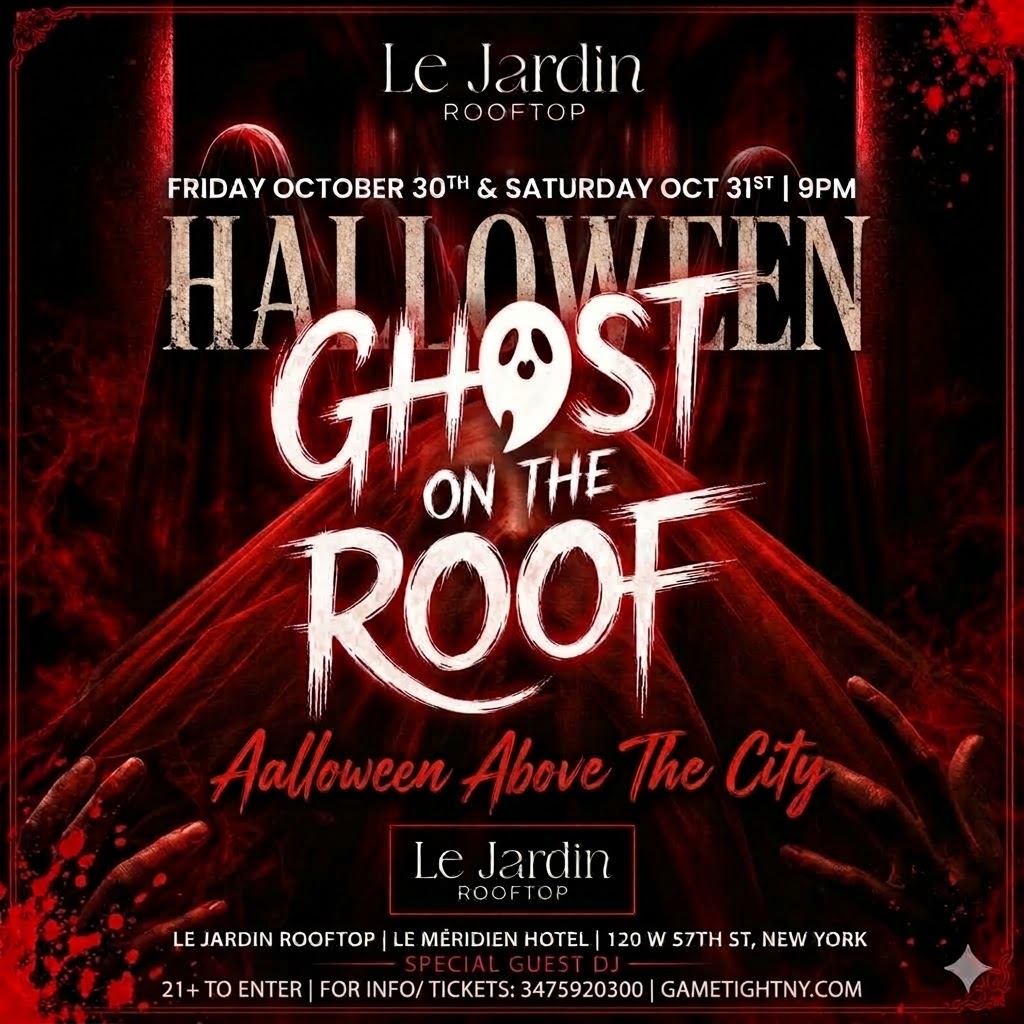 LE JARDIN ROOFTOP HALLOWEEN PARTY 2026