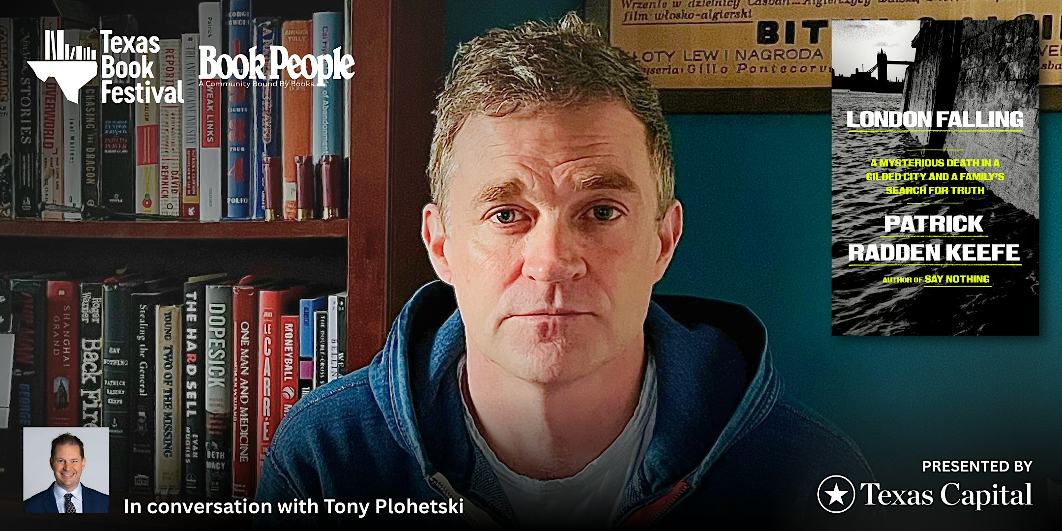 Patrick Radden Keefe in Conversation About London Falling
