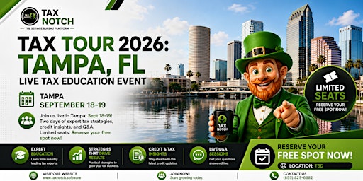 Tax Tour 2026: Tampa, FL – Live Tax Education Event