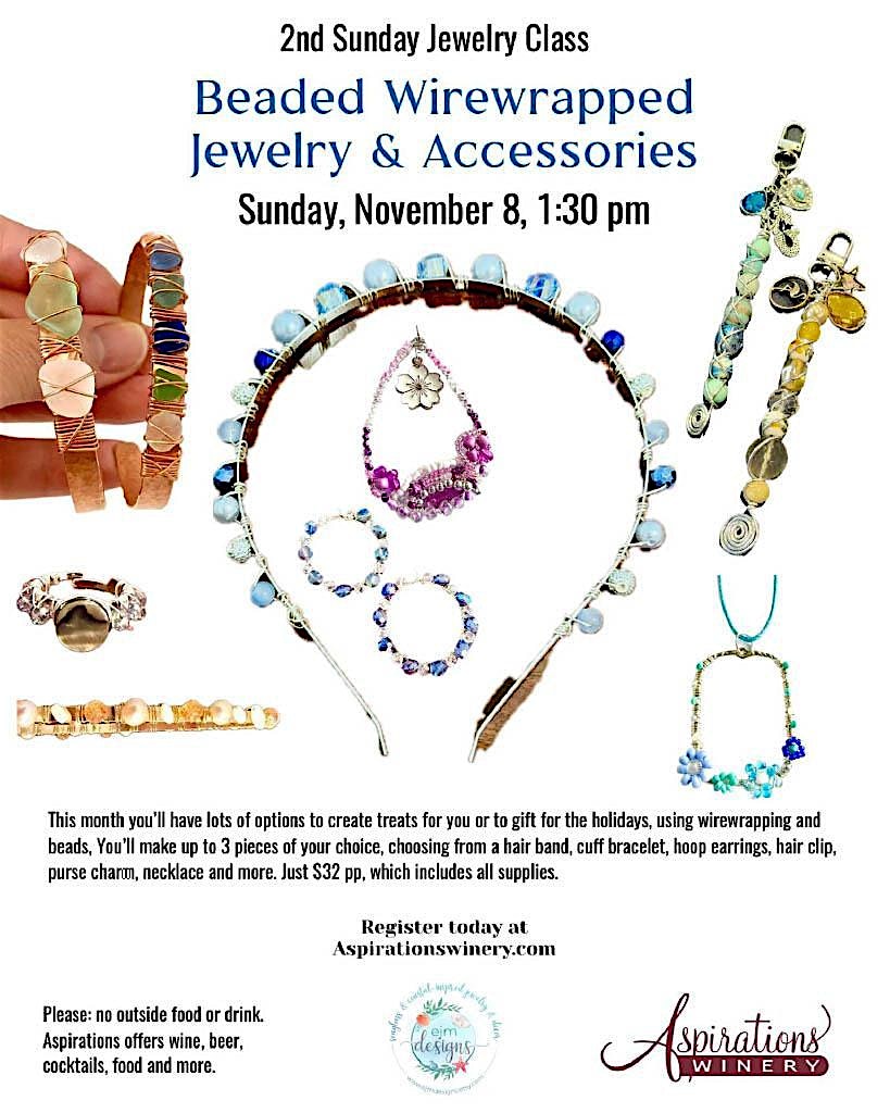 Jewelry Making Workshop | Aspirations Winery Clearwater
