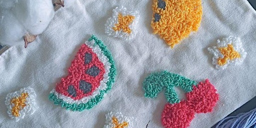 Punch Needle Pouch / Cup Holder