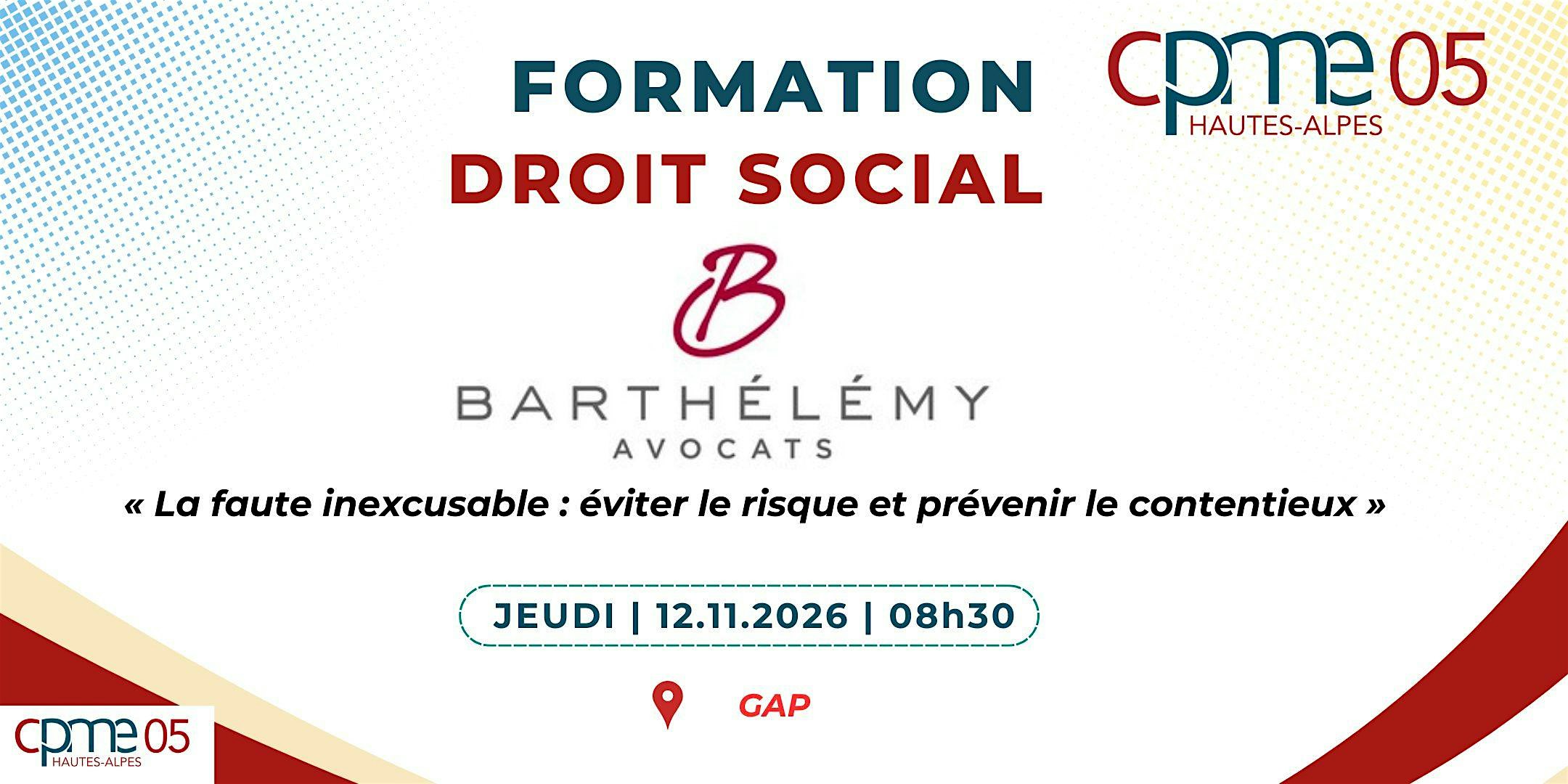 Formation Droit Social