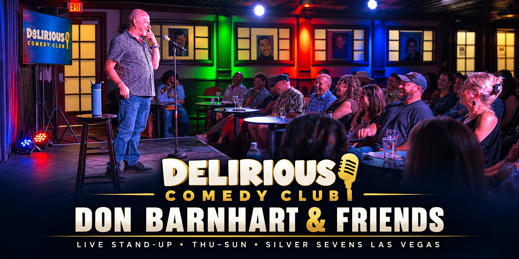 Las Vegas Stand-Up Comedy | Don Barnhart & Friends at Delirious Comedy Club