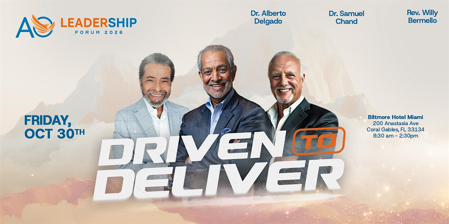 AO LEADERSHIP FORUM 2026: DRIVEN TO DELIVER