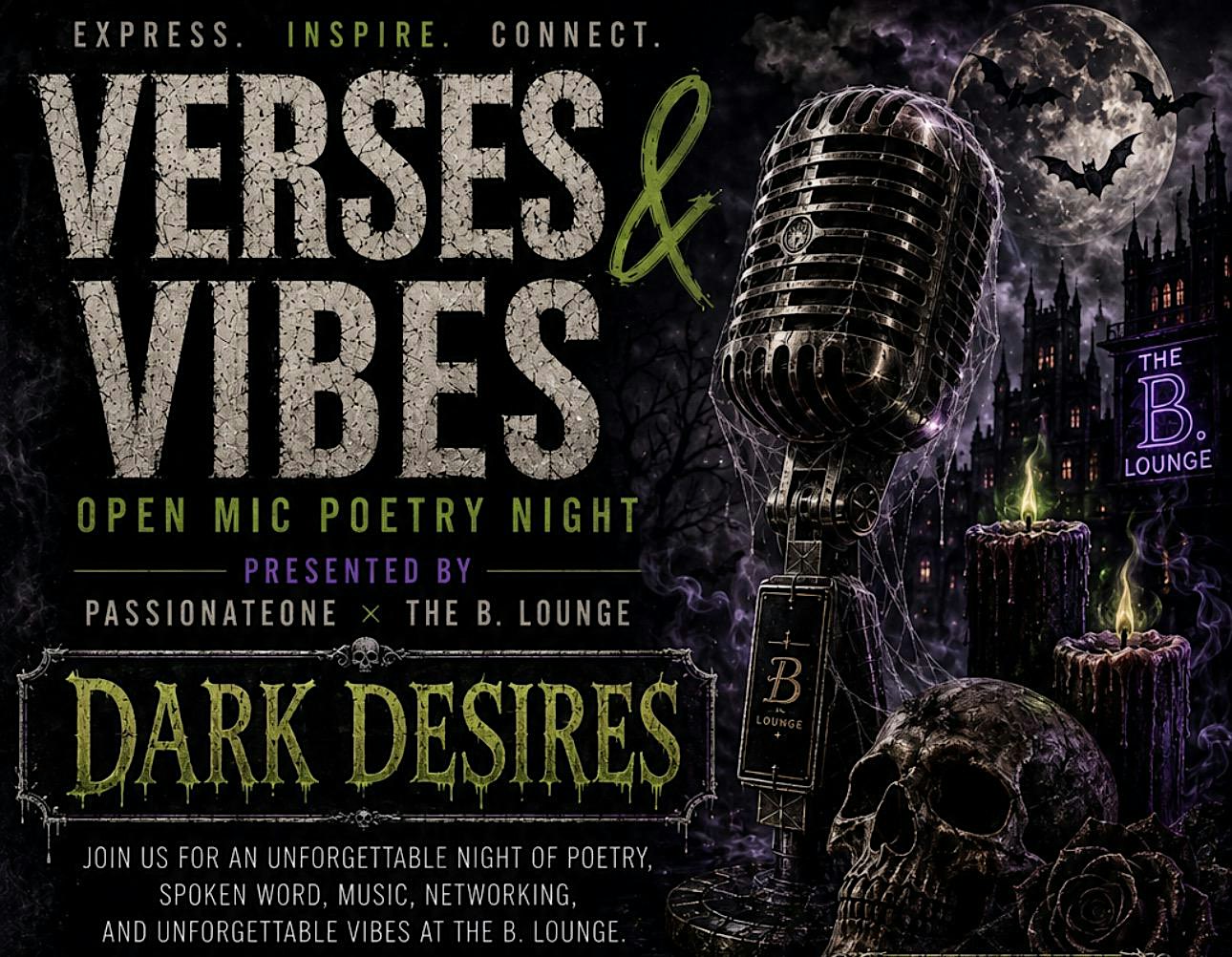 Verses & Vibes | Open Mic Poetry Night