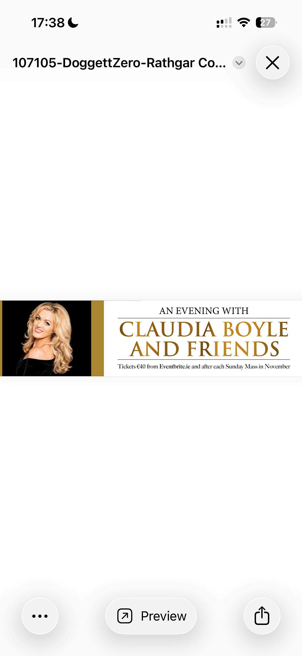 An Evening with Claudia Boyle in Aid of Friends of Kyuso