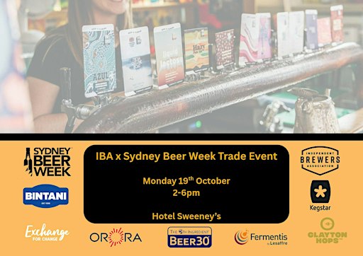 IBA Sydney Beer Week Trade Event