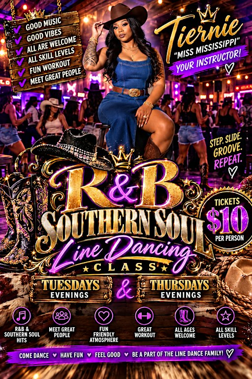 R&B Southern Soul Line Dancing Class