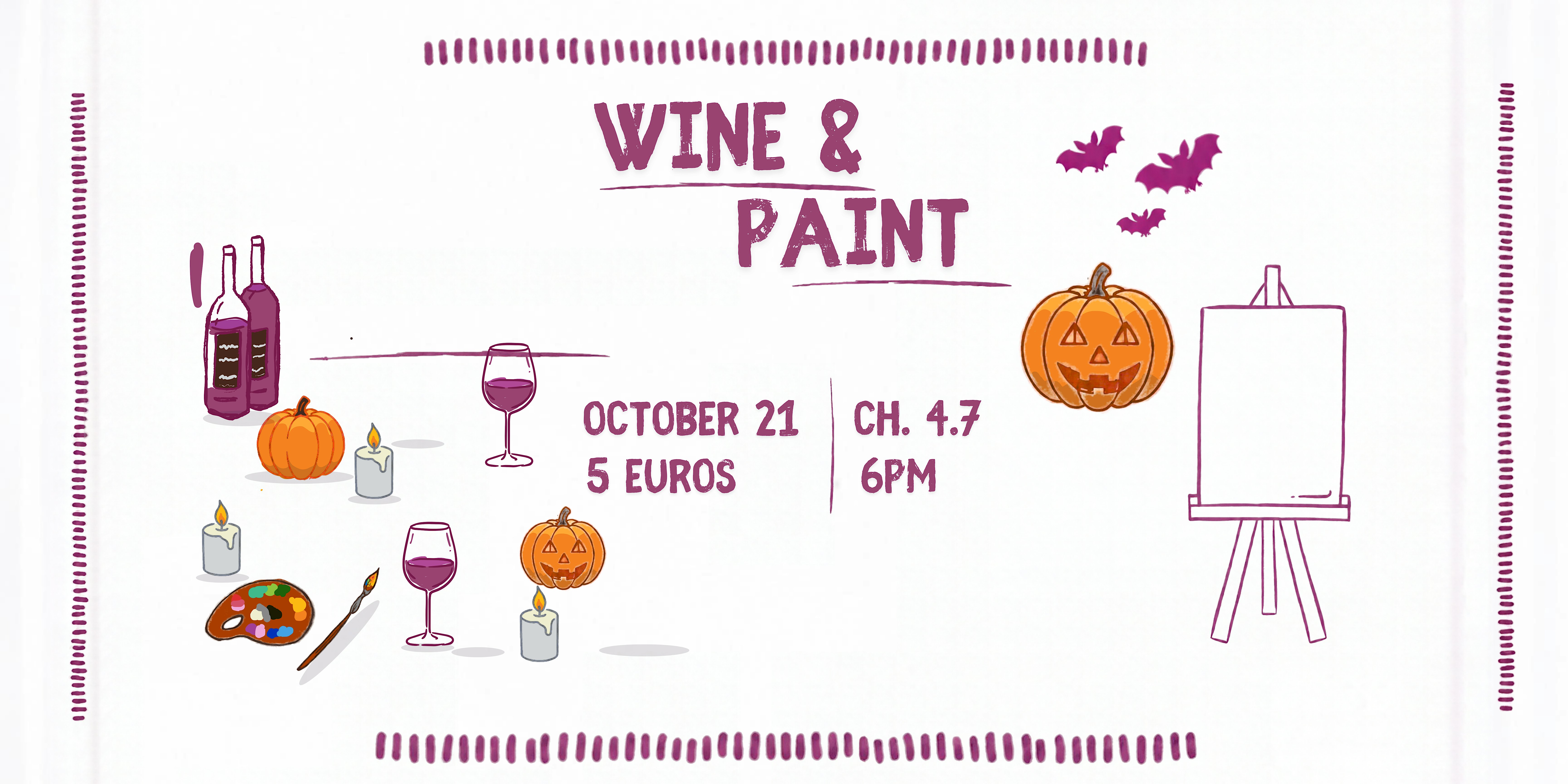 Halloween Wine and Paint