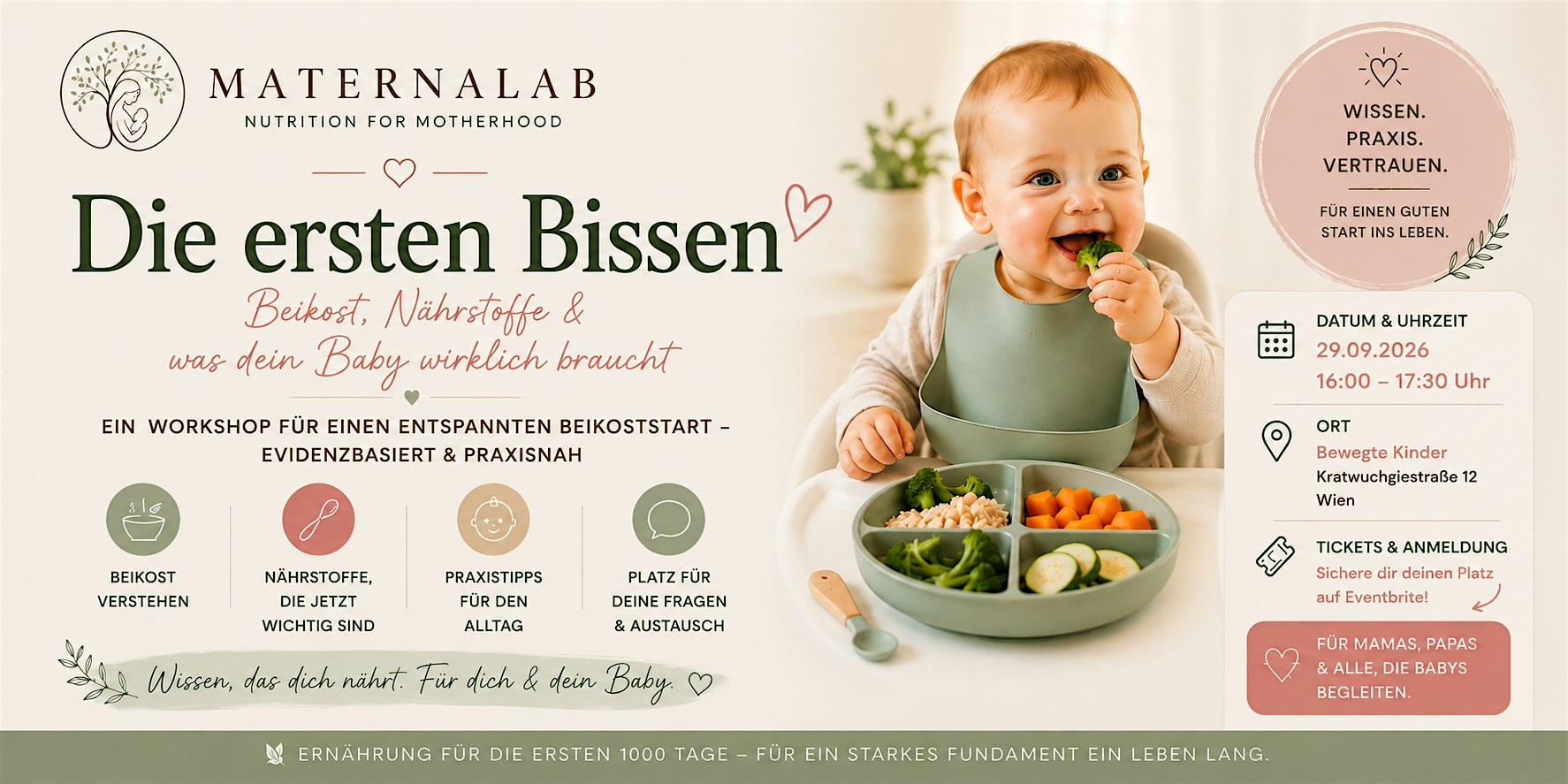 Die ersten Bissen