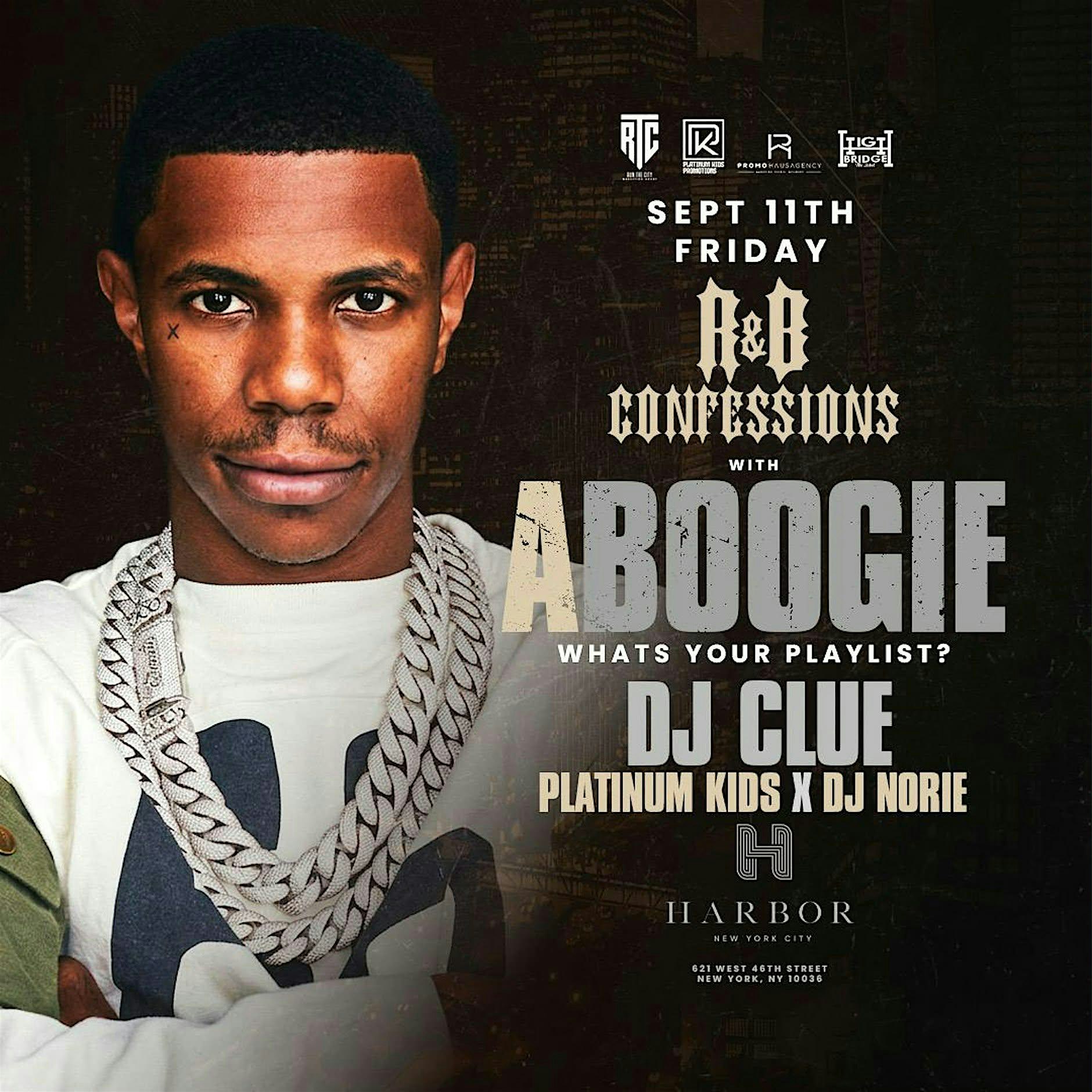 A Boogie and DJ Clue & DJ Norie: Free Entry with RSVP at Harbor NYC