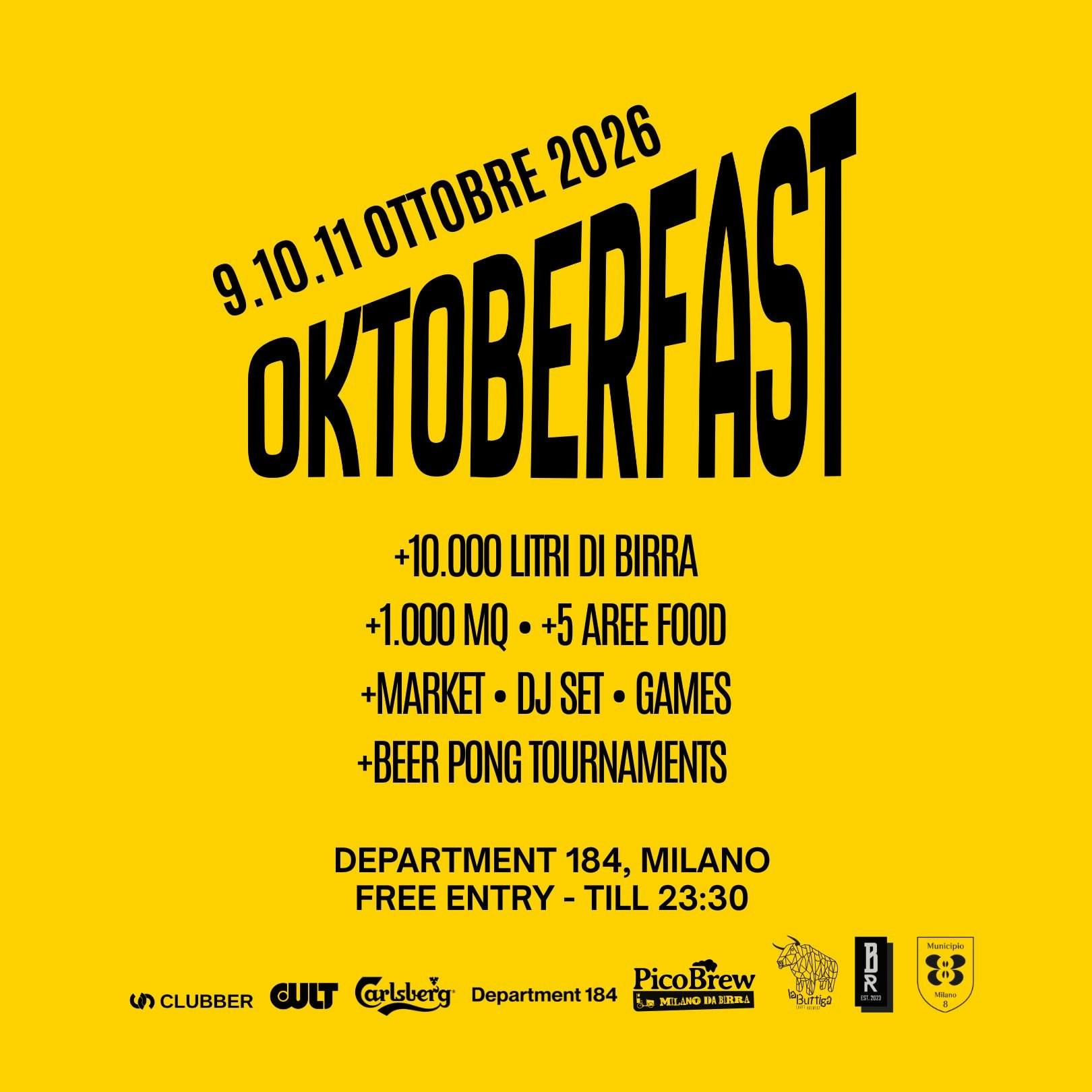 OKTOBERFAST Festival @Department 184