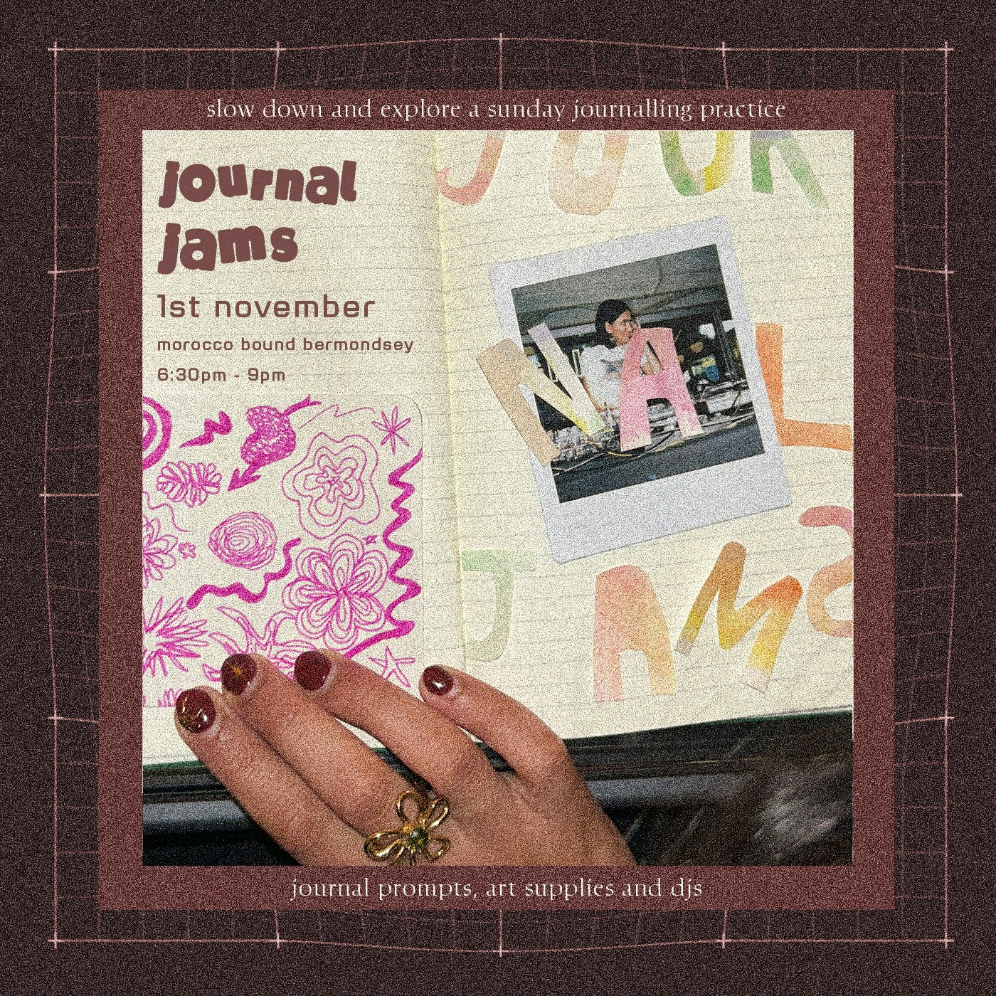 Journal Jams: DJs & journals for your Sunday reset
