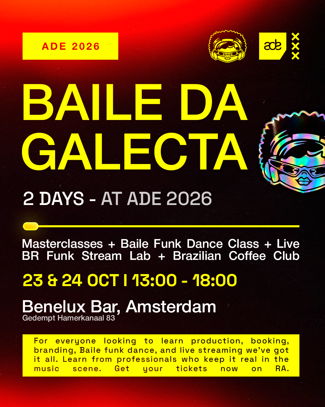 Baile da Galecta ADE Masterclasses