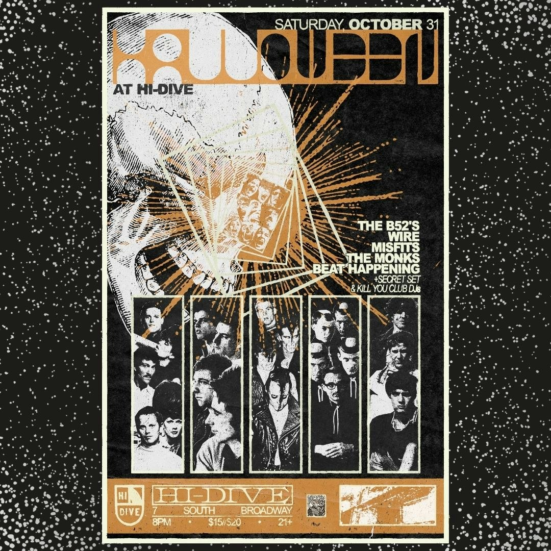 Halloween Cover Show: The B52's + Wire + Misfits + The Monks + Beat Happening + KYC DJs + (Surprise Set)