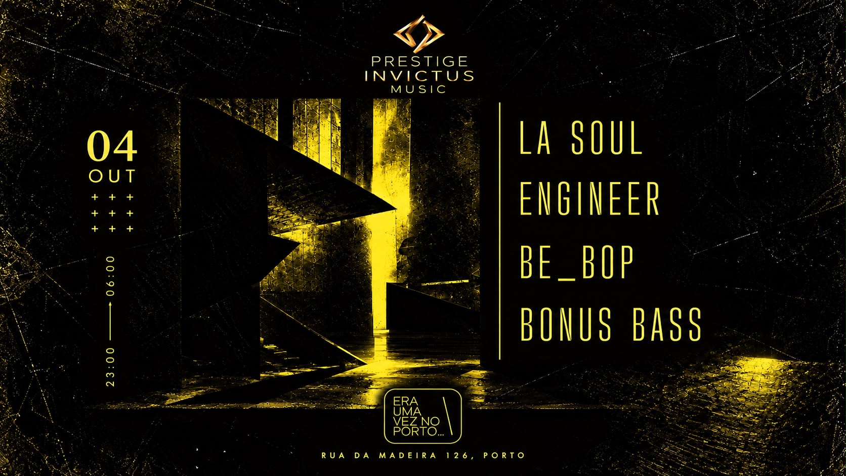 DOMINGO 04 OUT - LA SOUL / ENGINEER / DE.ROY / BONUS BASS