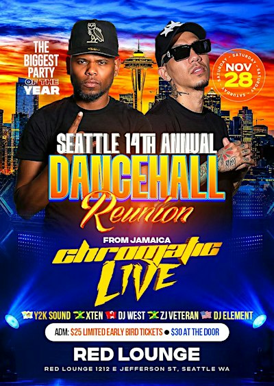 Seattle 14th Annual Dancehall Reunion
