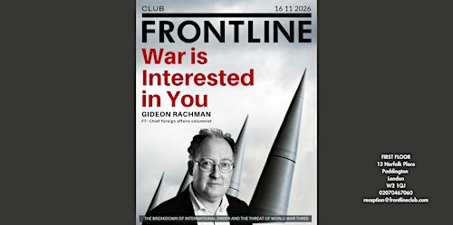 Book talk: War is Interested in You