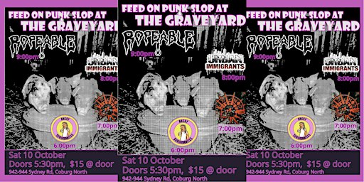 Feed On Punk Slop @ The Graveyard