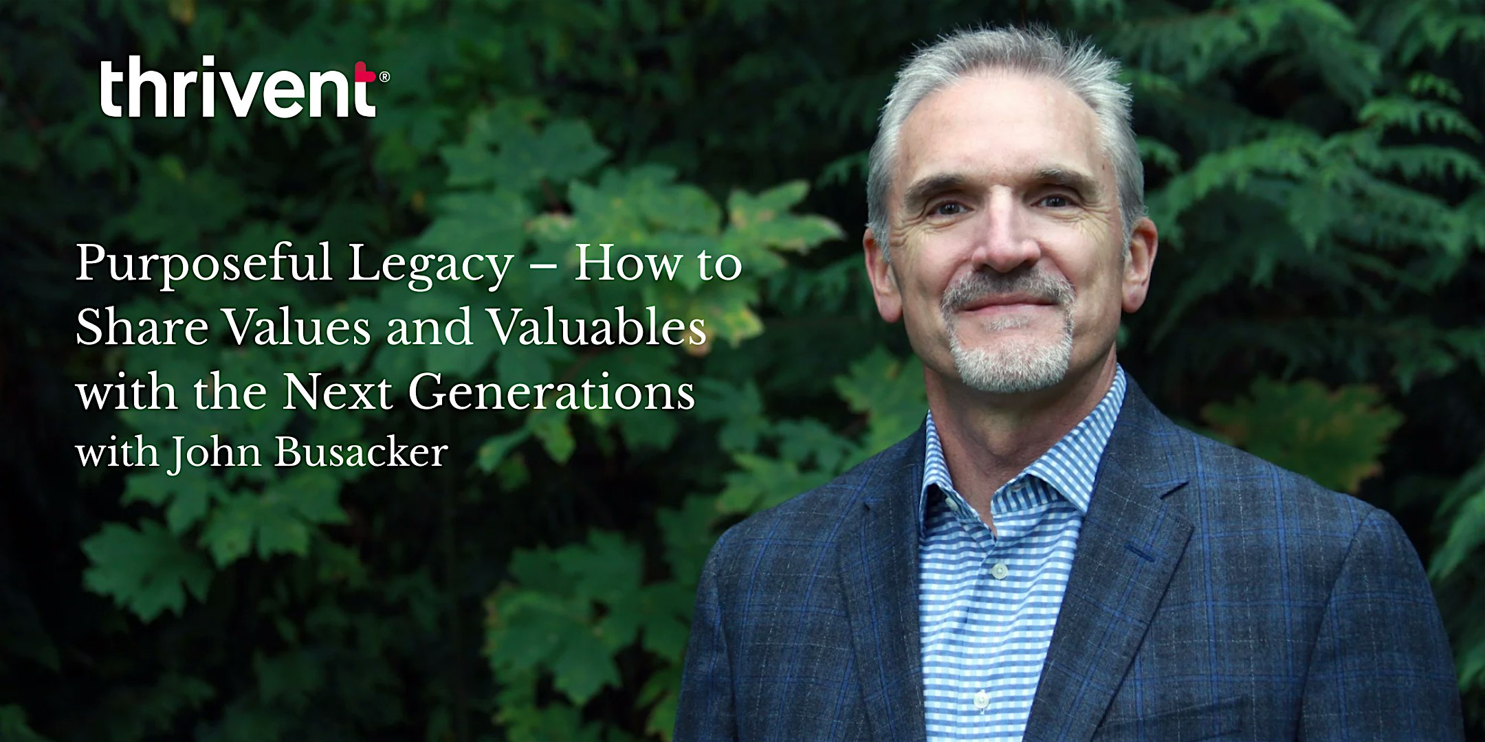 Purposeful Legacy with John Busacker - Valley City, ND