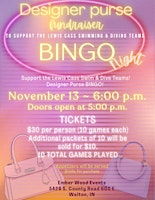 LCK SWIM Designer Purse Bingo