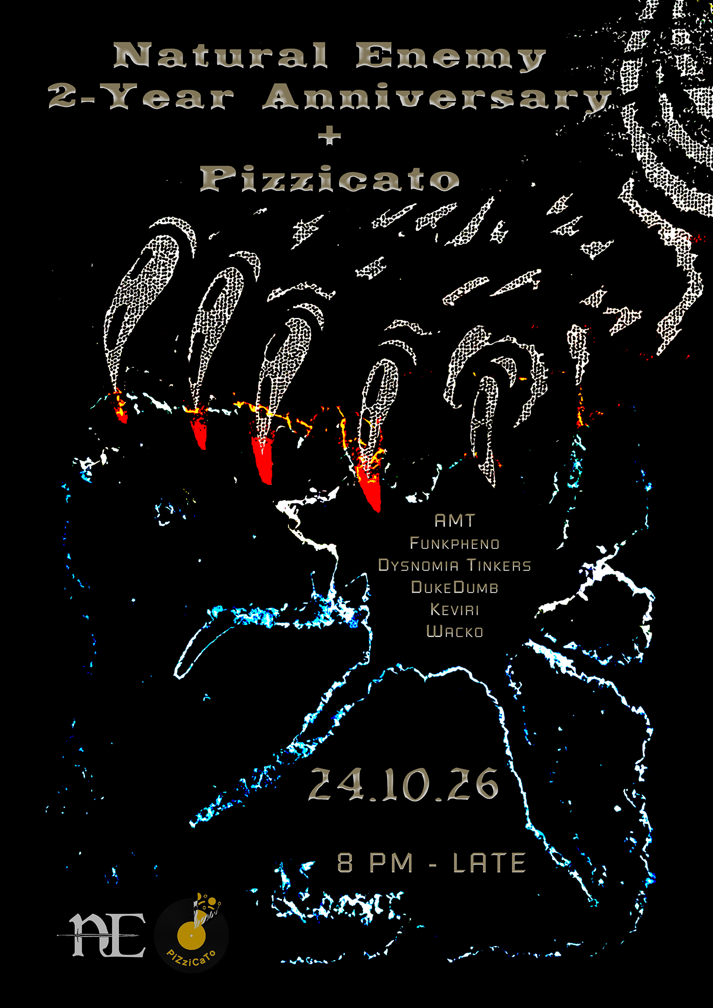 Natural Enemy 2-Year Aniversary + Pizzicato