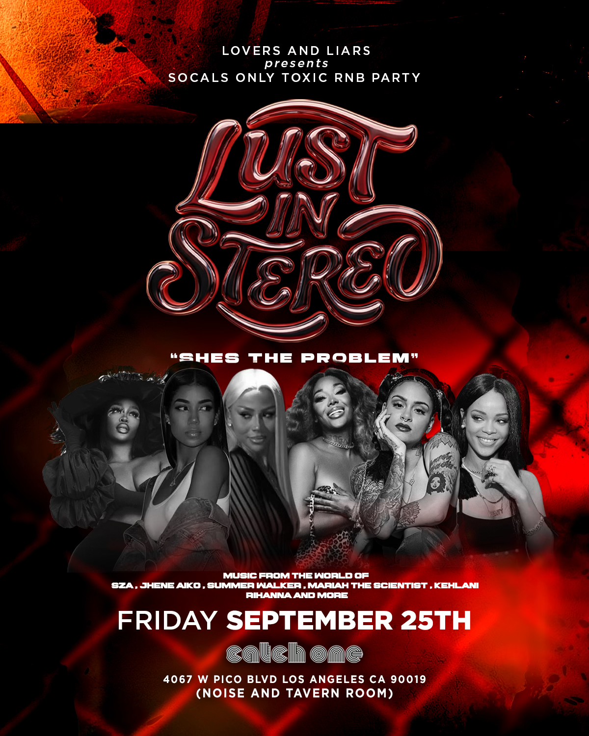 Lust In Stereo : For The Girls - All Female Rnb Artist  Night