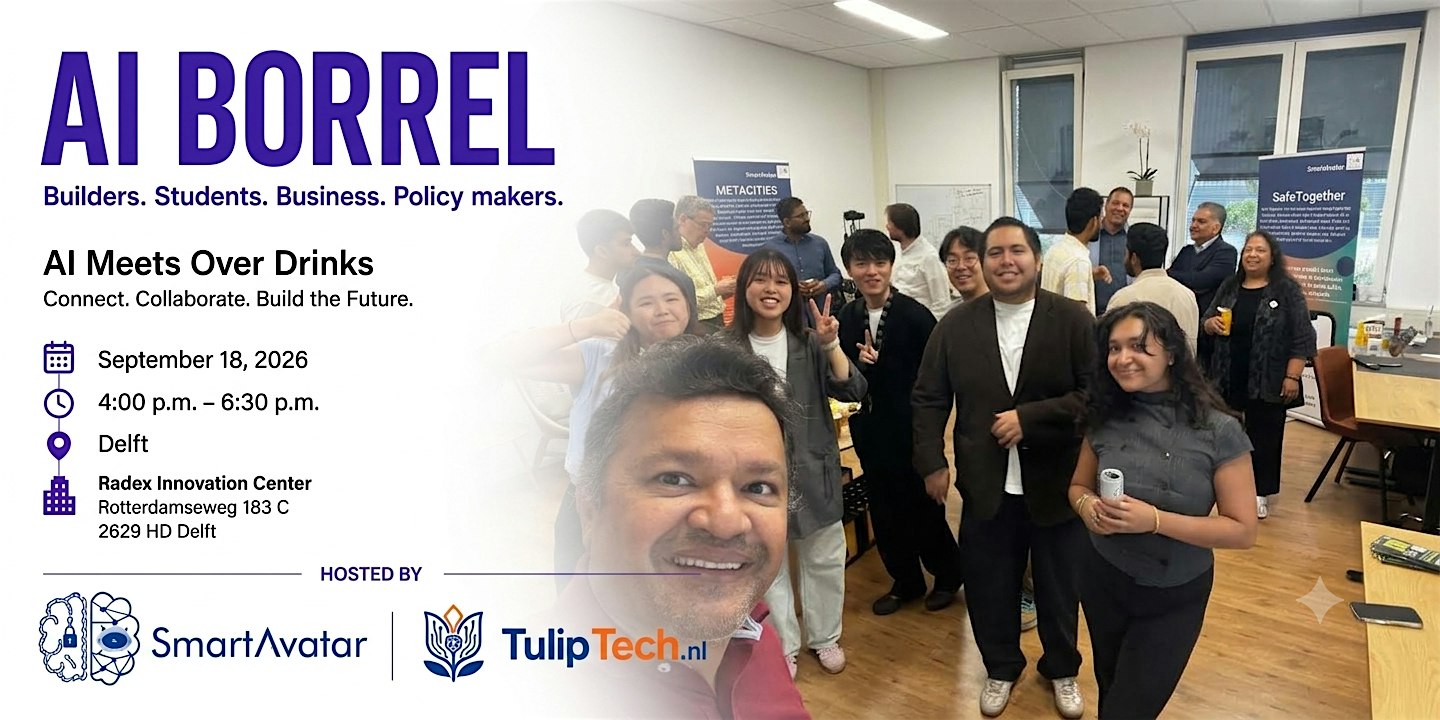 AI Borrel :AI Meets Over Drinks|Builders, Students, Business, Policy Makers