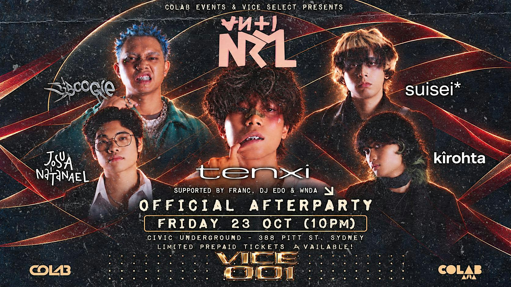 ANTI NRML OFFICIAL AFTER PARTY (ft. TENXI & Friends) - FRI 23 OCT