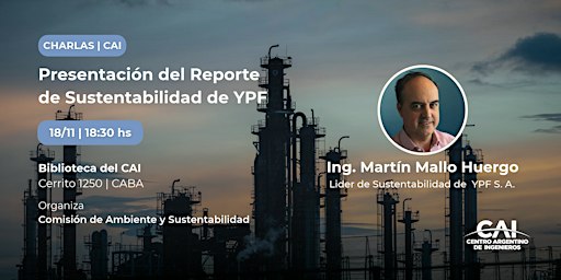 Presentación de reporte de  sostenibilidad de YPF