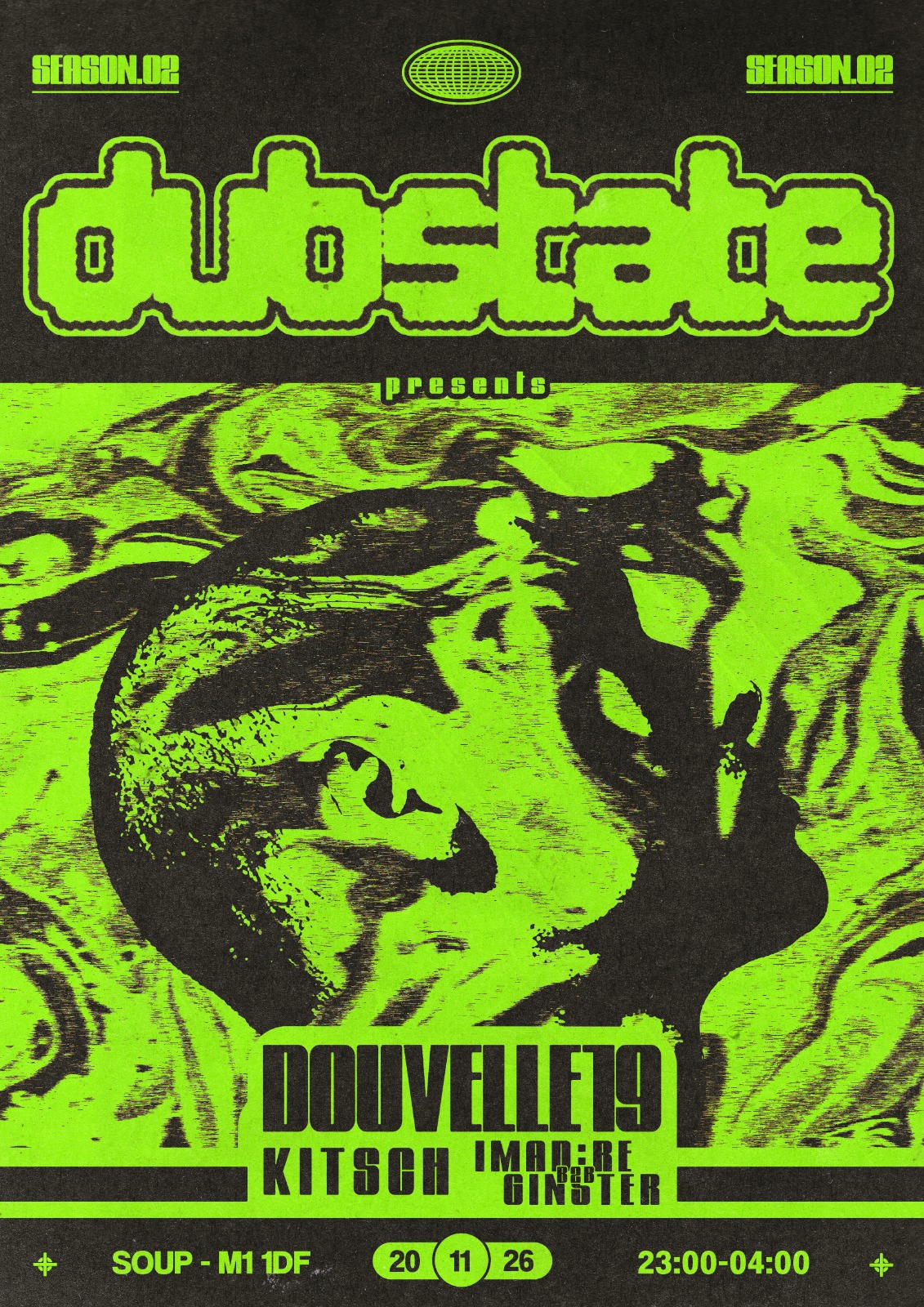 DUBSTATE: Douvelle19, Kitsch, imad:re & Ginster 