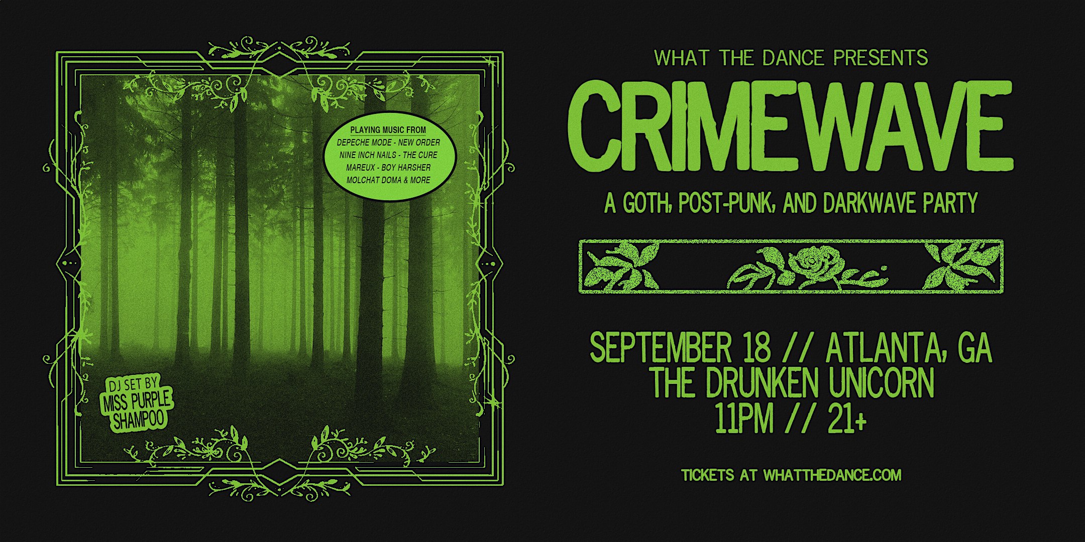 CRIMEWAVE: A DARKWAVE PARTY - ATLANTA (21+)
